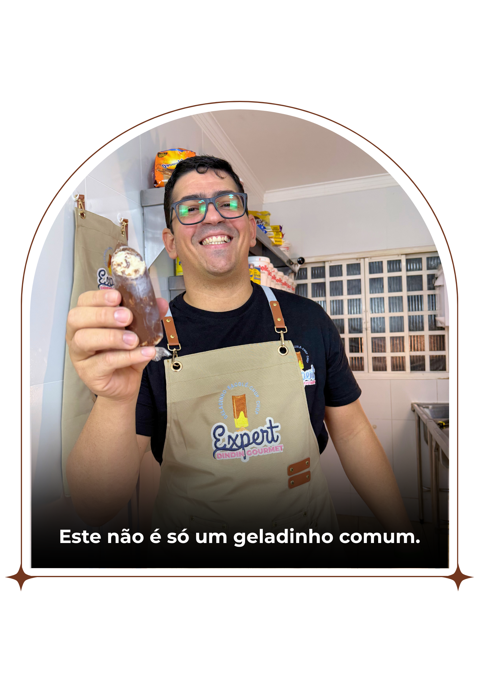 Prof. Manoel Netto com Dindin Gourmet